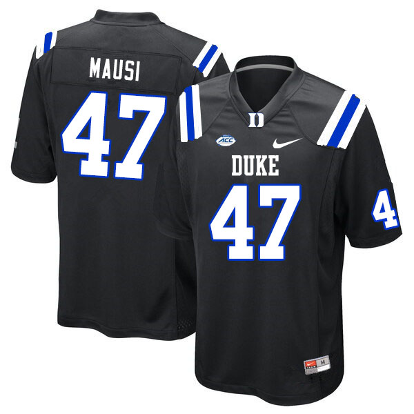 Men #47 Dorian Mausi Duke Blue Devils College Football Jerseys Sale-Black
